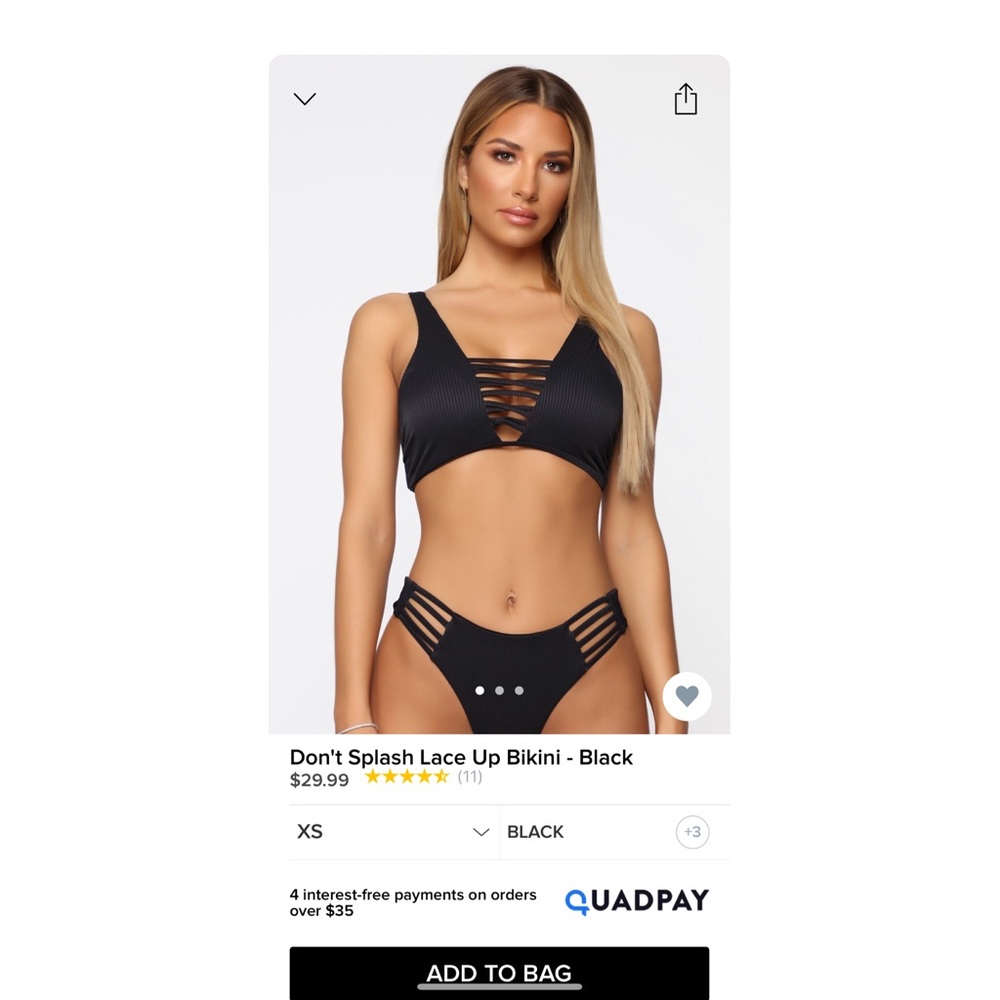 NWT Fashion Nova Bikini